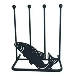 2 Pair Boot Rack - Fish - Steel - L30.4 x W38 x H48.3 cm