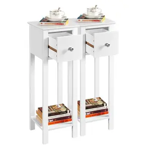  Side Table Set (Set of 2) White