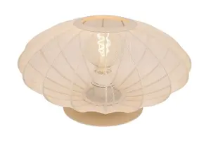 Lucide CORINA - Table lamp - 40 cm - 1xE27 - Cream