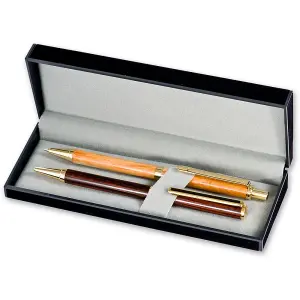 Artisan Black Velvet Double Pen Box