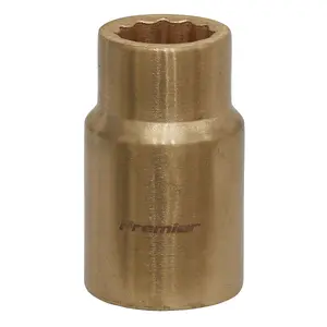 Sealey Socket 13mm 1/2" Square Drive Non-Sparking WallDrive 12 Point NS046