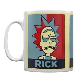 Rick And Morty Campaign Mug White/Red/Blue (One Size)