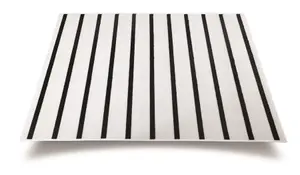 Children's Room Modern Design Black and White Stripe Rug 100 x 150 cm