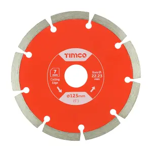 TIMCO Premium Diamond Blade Segmented - 125 x 22.2