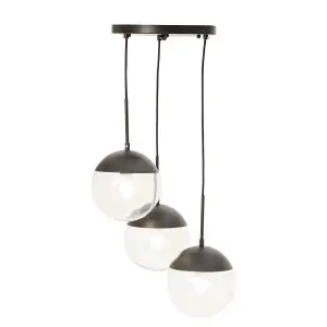 Interiors by Premier Revive Dia 3 Pendant Light