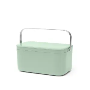 Brabantia Jade green Aluminium effect Compost caddy