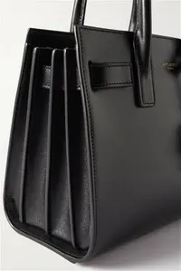 SAINT LAURENT Sac De Jour Nano Leather Tote - Women - Black Shoulder Bags