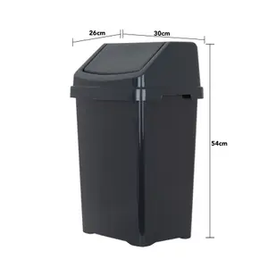 Wham 2 Piece Casa Bin Set (25L/50L Swing Bin) Midnight