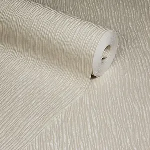 Plain Heavy Textured Luxury Thick Vinyl Wallpaper Metallic Shimmer Shine Quality FULL ROLL,RD470 Champagne