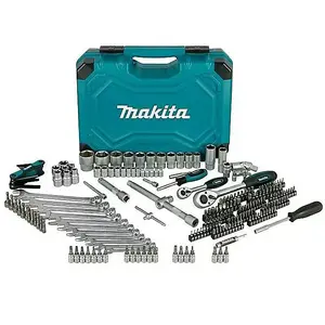 Makita 227 Piece General Maintenance Kit Spanner Screwdriver Socket Set Mechanic