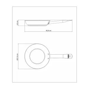 Tramontina Non-stick Frying Pan 20 cm - 1.1l