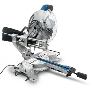 Hyundai 2000W Electric Mitre Saw / Chop Saw with 255mm Blade, 230V HYMS2000E