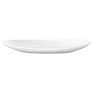 Bormioli Rocco Prometeo Oval Glass Steak Plates - 32cm - White - Pack of 6