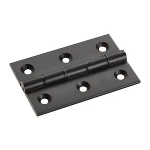 Carlisle Brass Matt Black Double Phosphor Bronze Washered Butt Hinge (HDPBW21MB)