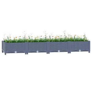 Berkfield Raised Bed 160x40x23 cm Polypropylene