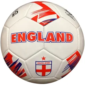 Size 5 ENGLAND Football - All Weather 32 Panel 2mm PVC - Garden Park School