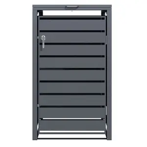 Phoenix GB1168AAK Anthracite Single Wheelie Bin Store / Bin Storage