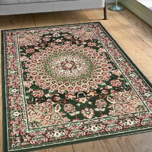 Green Traditional Marrakesh Rug - Texas