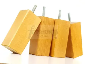 4x REPLACEMENT FURNITURE LEGS SOLID WOOD 110mm HIGH SOFAS CHAIRS SETTEE CABINETS LEGS M10 TSP2055