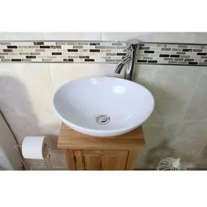 Crafton 350mm Single Bathroom Vanity with Vessel Ceramic Basin