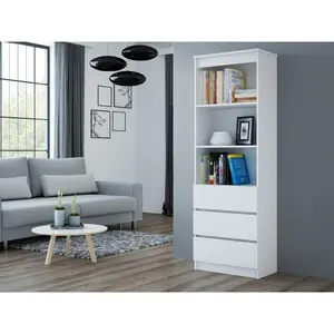 Ikin Bookcase White