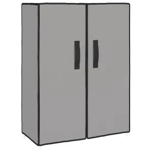 Berkfield Shoe Cabinet Grey 60x28x90 cm Fabric