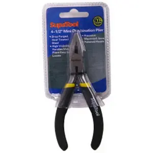 SupaTool Mini Combination Plier Black (4.5in)