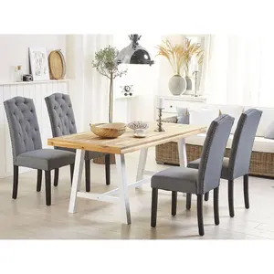 Lynnville Upholstered Dining Chair (Set of 2) Grey