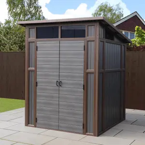 7 x 7 Premium Composite Pent Garden Storage Shed