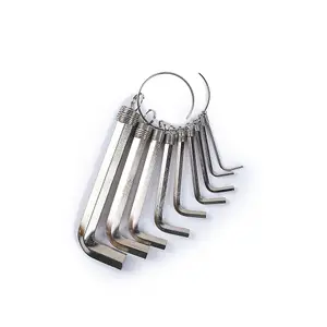 Viktor Hardware Hex Key Set of 10 Piece Min 1.5MM to Max 10MM