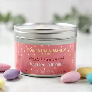 Pastel Coloured Sugared Almonds, 210G, Fortnum & Mason