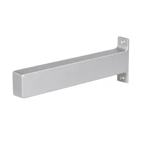 GoodHome Cusko Grey Steel Shelving bracket (H)92mm (L)258mm (D)258mm, Pack of 2