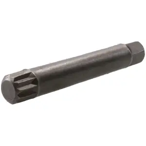 12mm Spline Bit 75mm Length 10mm Shank Chrome Vanadium Hardened Triple Square