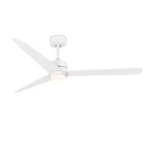 Luminosa Nu Led White Ceiling Fan W/Dc Motor