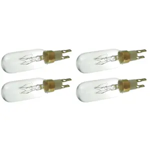 4 x American Style T Click 40W 240V Fridge Freezer Bulb Lamp by Ufixt