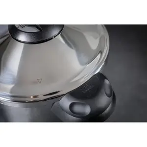 Kuhn Rikon Duromatic Top Stainless Steel Pressure Cooker for All Hobs, Side Grips 4L / 24cm