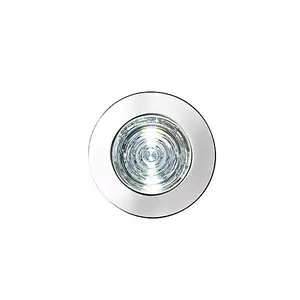 Luminosa Ikonpro Cct Integrated LED Outdoor Recessed Light Polished Stainless Steel, Clear IP67