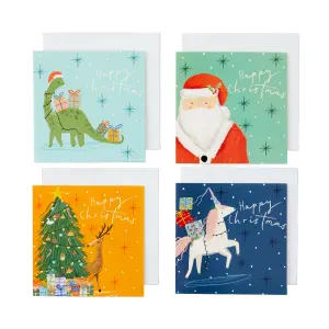 Shelter Kids Cube Box Christmas card, Pack of 16