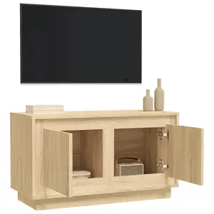 Berkfield TV Cabinet Sonoma Oak 80x35x45 cm Engineered Wood