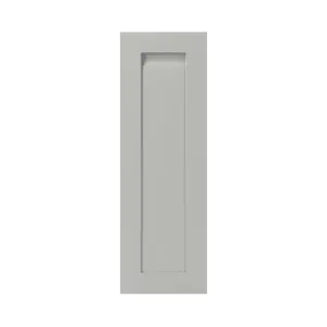 GoodHome Garcinia Integrated handle Matt stone Shaker Tall wall Cabinet door (W)300mm (H)895mm (T)20mm