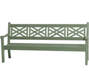 Winawood Speyside 4 Seater Wood Effect Bench - Duck Egg Green