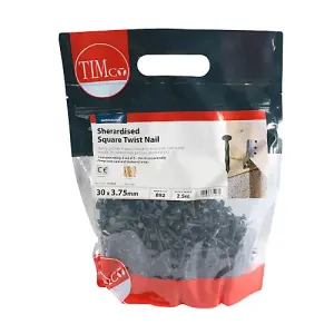 TIMCO Square Twist Nails Sherardised - 30 x 3.75