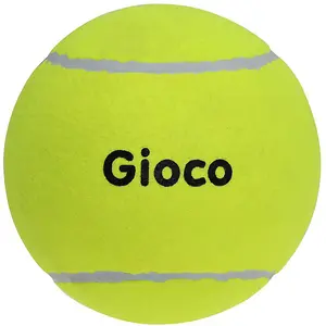 8 Inch Giant Tennis Ball - Novelty Oversized Autograph Ball - Indoor Kick Ups