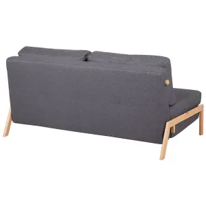 Beliani Retro Sofa Bed EDLAND Dark Grey