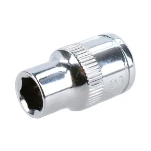 5/16" Imperial 6 Point 3/8" Drive Shallow Socket SAE AF Chrome Vanadium Steel