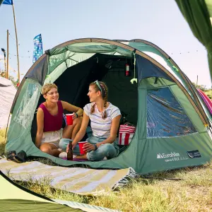 Eurohike Cairns 4 Man Deluxe Nightfall Tent with Darkened Bedroom