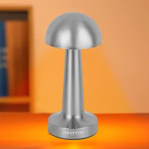 KRYPTON Rechargeable Table Lamp Portable Metal Table Lamp 3 Stepless Dimming