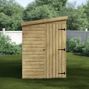 5 Ft. W x 8 Ft. D Shiplap Pent Wooden Shed