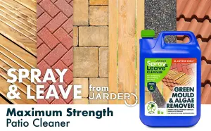 4 x 5L Jarder Spray & Leave Patio Cleaner - Green Mould and Algae Remover