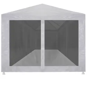 Berkfield Party Tent with 8 Mesh Sidewalls 9x3 m